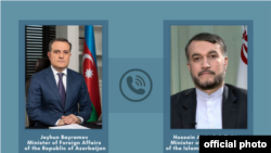 Ceyhun Bayramov və Hüseyn Əmir-Abdullahian 