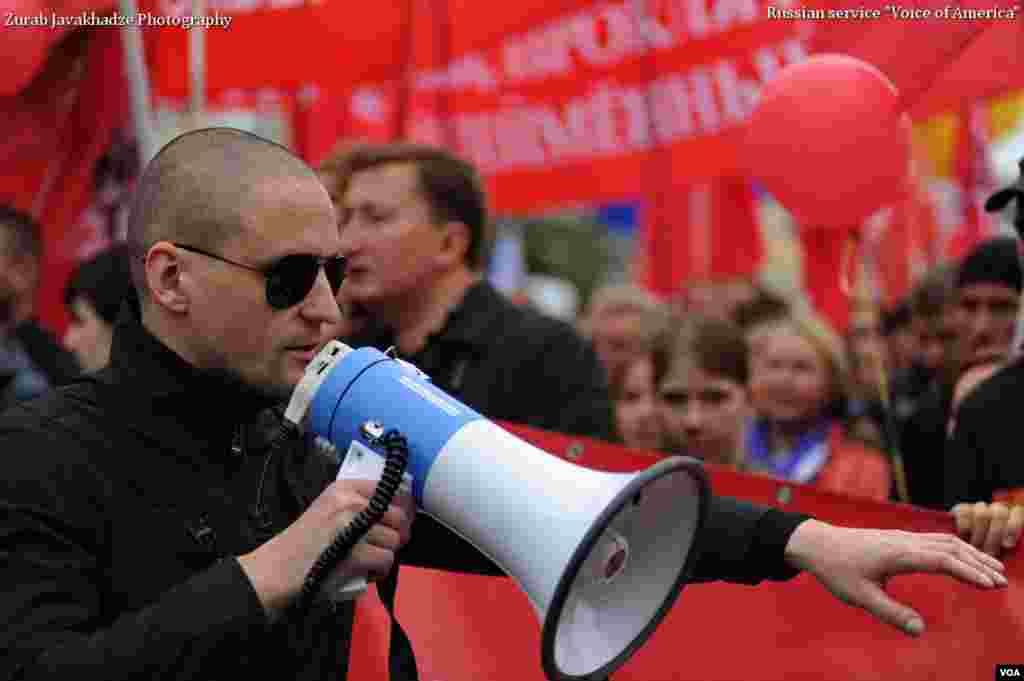 Сергей Удальцов на «Марше миллионов» в Москве, 15 сентября 2012 г.