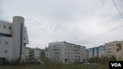 普京重视远东发展。当地主要城市雅库特市中心。