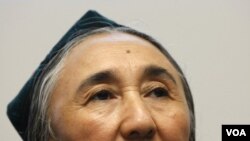 Aktivis Uighur terkemuka, Rebiya Kadeer, yang sekarang tinggal di Amerika Serikat.