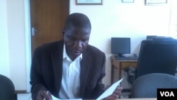 Japhet Moyo, secrétaire général du Congrès zimbabwéen des syndicats (ZCTU).