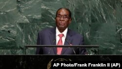 Mutungamiri wenyika VaRobert Mugabe vari kumusangano weUNGA 2017