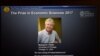Le prix Nobel d'économie à l'Américain Richard H. Thaler