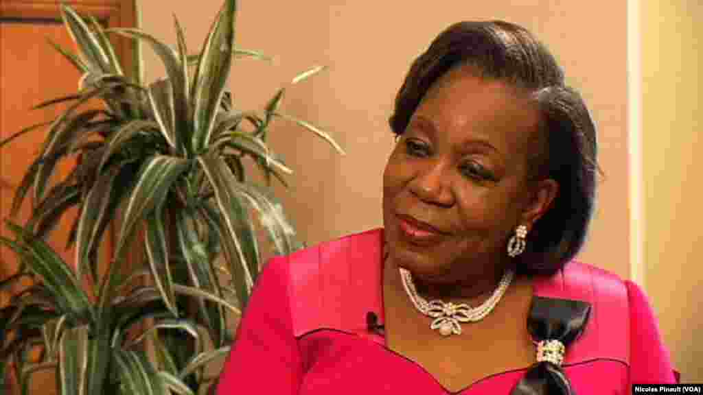 Catherine Samba-Panza, présidente de la transition en Centrafrique