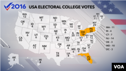 El Colegio Electoral se reúne semanas después de la elección presidencial en EE.UU. para elegir formalmente al presidente.