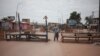 Le quartier à majorité musulmane PK5 de Bangui, au lendemain d'une opération militaire menée par la force de maintien de la paix de l'ONU, la MINUSCA, contre des groupes d '"autodéfense", le 9 avril 2018.