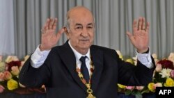 Le nouveau président algérien Abdelmadjid Tebboune, le 19 décembre 2019 à Alger. (Photo by RYAD KRAMDI / AFP)