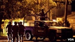 El gobierno de México autorizó la salidad de militares para brindar seguridad a la ciudad de Veracruz.