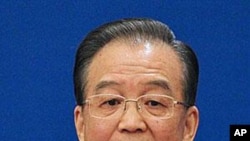 中国国务院总理温家宝资料照
