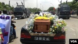 Funeral em Luanda de Manuel Hilberto Ganga morto por agentes da Guarda Presidencial