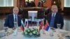 Les présidents russe et turc, Vladimir Putin et Recep Tayyip Erdogan, le 8 janvier 2020 à Istanbul.