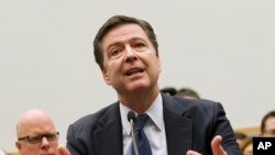 Direktur FBI Jame Comey bersaksi di Capitol Hill