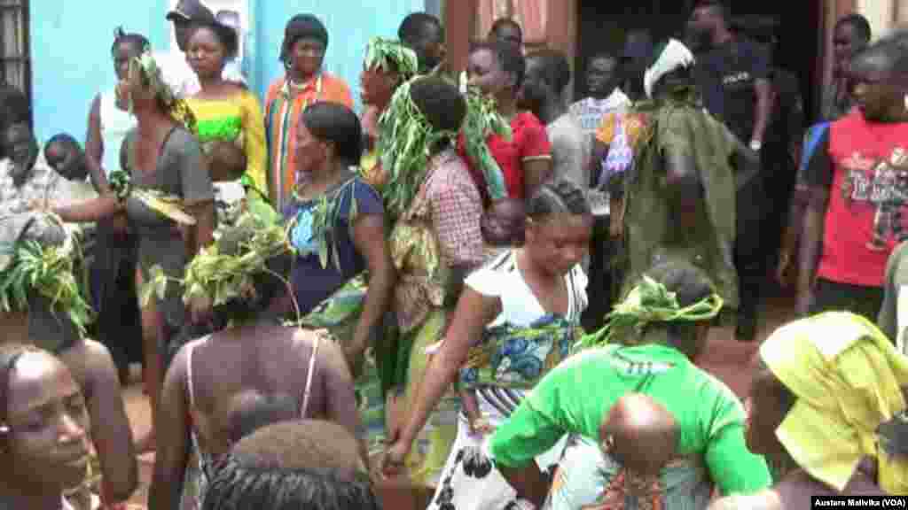 La population de Beni en deuil après l'annonce de l'assassinat du colonel Mamadou Ndala. Le 3 janvier 2014