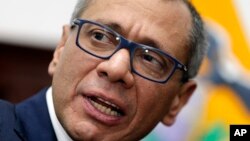ARCHIVO - Jorgé Glas fungió como vicepresidente durante los últimos cuatro años de mandato de Rafael Correa en Ecuador. Fue sentenciado ocho años de prisión por asociaciones ilícitas en el caso Odebrecht, y otras tramas de corrupción.