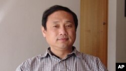 流亡美國的著名民運人士王軍濤