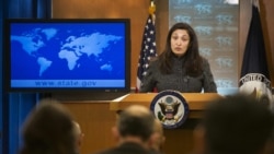 Archivo- La subsecretaria interina para la Democracia, los Derechos Humanos y el Trabajo, Uzra Zeya, habla durante la publicación del Informe anual sobre derechos humanos el 27 de febrero de 2014 en la sala de reuniones del Departamento de Estado en Washington, D.C.