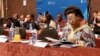 Media practitioners attending a workshop in Harare