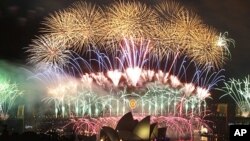 Le nouvel an à Sydney en Australie