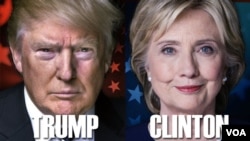 Le républicain Dondal Trump et la démocrate Hillary Clinton.