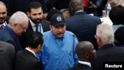 El presidente de Nicaragua, Daniel Ortega, asiste a la ceremonia de apertura de la cumbre del G77+China en La Habana, Cuba, el 15 de septiembre de 2023. REUTERS/Alexandre Meneghini