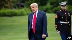 El presiente Donald Trump dice que tiene pruebas de la falta de independencia de China de la Organización Mundial de la Salud.