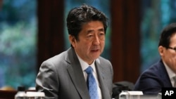 日本首相安倍晉三(資料照片)