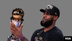 LeBron James à Los Angeles.