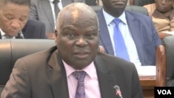 Gurukota remhando dzemoto, VaJuly Moyo. (Columbus Mavhunga/VOA)