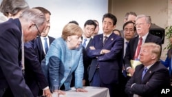美國與G7峰會東道主加拿大以及與歐盟在貿易問題上激烈爭執。
