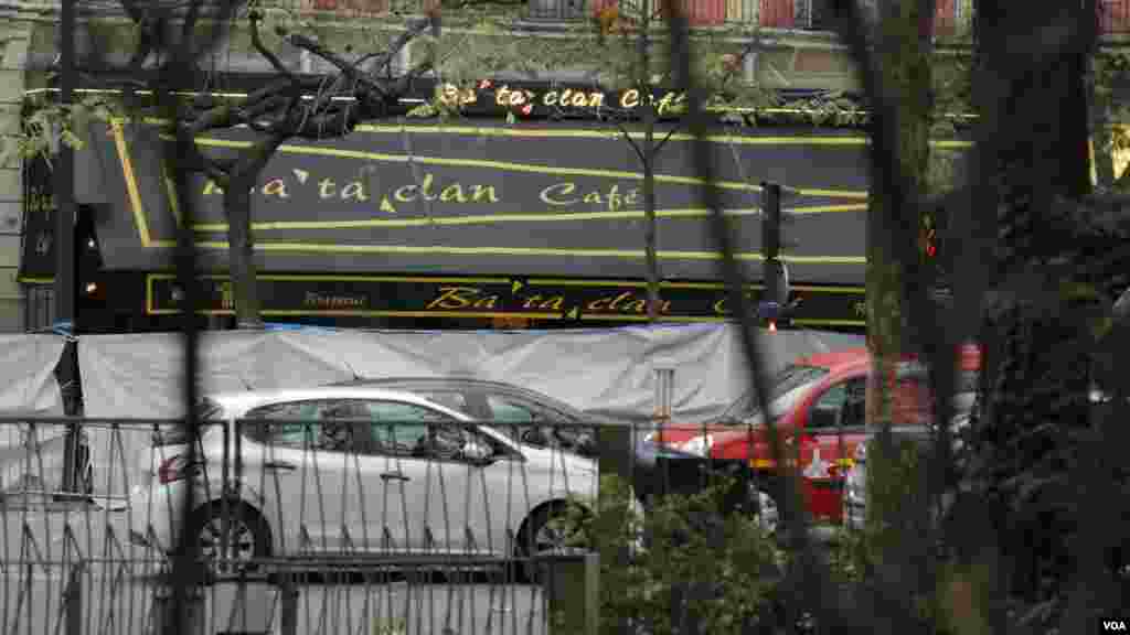 Bataclan Cafe a Paris, Nuwamba 14, 2015.