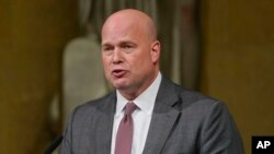 Penjabat Jaksa Agung Amerika, Matthew Whitaker. (Foto: dok).
