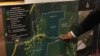 ARCHIVO - Rogelio Jiménez Pons, director de Fonatur, señala un mapa de la ruta planeada del Tren Maya, durante una entrevista el 18 de marzo de 2019, en la Ciudad de México.