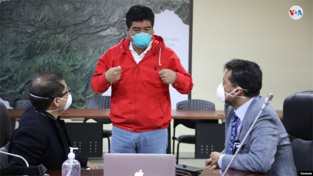 El alcade de Quito también indicó: "El aislamiento está bien en esta primera etapa, pero ahora tenemos que conseguir pruebas, para diagnosticar quién es positivo y quién es negativo. Así han logrado vencer a esta pandemia algunos países asiáticos. Así lo han logrado algunos países europeos (...) No hemos salido todavía de esta situación". Foto: Cortesía.