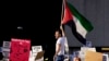 Pendukung pro-Palestina menggelar demonstrasi, Jumat, 20 Oktober 2023, di Atlanta, mengkritik Israel dan tanggapan pemerintahan Biden terhadap serangan Hamas pada 7 Oktober yang memicu perang Israel-Hamas saat ini. (Foto: AP/Mike Stewart)