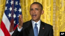 FILE - President Barack Obama, shown speaking to U.S. mayors at the White House, Jan. 21, 2016, says the United States will continue to counter IS terrorist plotters in any country where it is necessary.