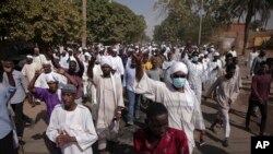 تظاهرات علیه کودتای هفته گذشته در خارطوم، سودان. 
