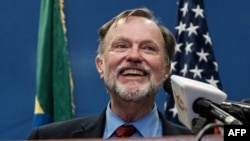 Secrétaire d’Etat adjoint ya Etats-Unis mpo na mambi ya Afrika, Tibor Nagy, na Addis Abeba, Ethiopie, 30 novembre 2018.