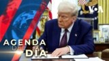 Presidente Trump toma medidas comerciales recíprocas con aranceles.