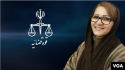 Undated image Iranian human rights advocate Jila Karamzadeh Makvandi, sentenced to six years in prison in September 2020 for her peaceful criticisms of Iran's Islamist rulers through street protests and social media.(VOA Persian) 
