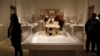 In some of more detailed pieces in the Metropolitan Museum of Art exhibit, there are examples of how people of the ancient Americas feasted; how the deceased, in many cases, were given places of honor; and what life was like.