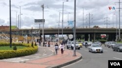 Algunos bogotanos decidieron permanecer en Bogotá, en Semana Santa, para evitar contagios. [Foto: Karen Sánchez, VOA]