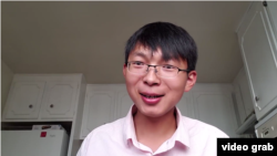 網名“Vlog心聲”的劉姓網友在YouTube上發表對台灣現狀的個人看法(視頻截圖)