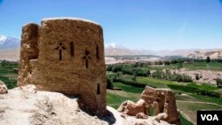 نمایی از شهر غلغله در بامیان