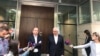 Lideri Demokratskog fronta Milan Knežević (L) i Andrija Mandić (Foto: Glas Amerike)