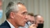 El secretario general de la OTAN, Jens Stoltenberg, durante una reunión en el Pentágono en 4 de octubre de 2021.