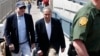 U.S. Senator John McCain, left, and Senator Charles Schumer tour the Nogales port of entry during their tour of the Mexico border with the United States, March 27, 2013, in Nogales, Arizona.