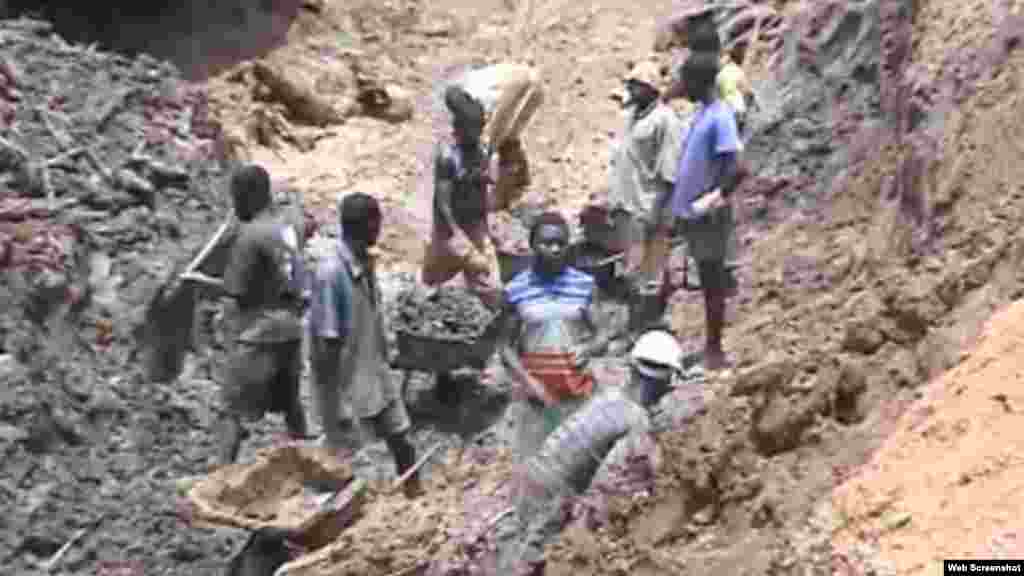 Une mine d'or au Ghana.