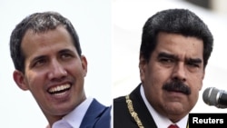 Lider opozicije u Venecueli Huan Gvaido i Nikolas Maduro, predsednik Venecuele