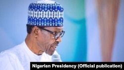 Shugaba Buhari A Taron Shugabannin Jam’iyyar APC Inda Ya Bayyana Niyyarsa Na Sake Neman Wa'adin Shugabanci