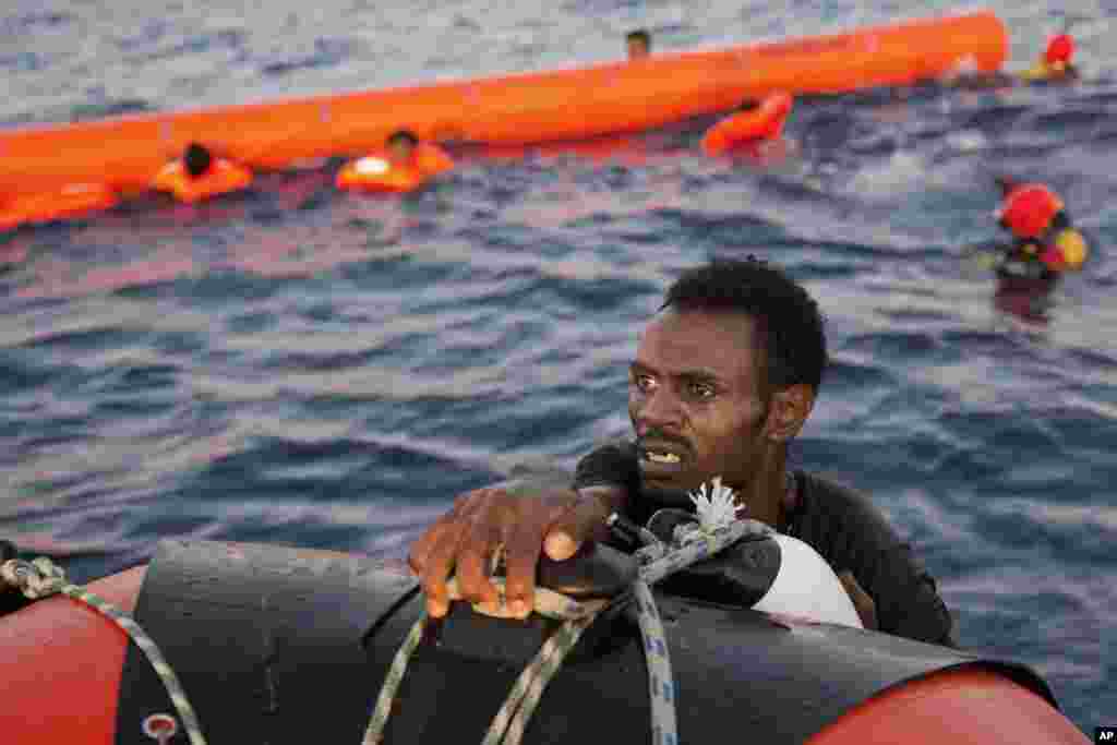 An ceto 'yan gudun hijira fiye da dubu shida da dari biyar yawancin su 'yan kasar Eritrea ne. AGUSTA 30, 2016
